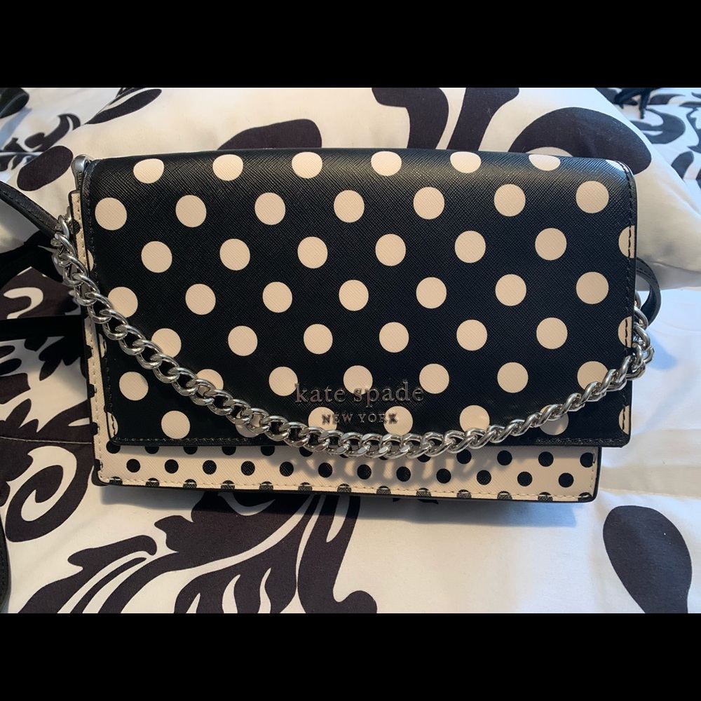 NWOT Kate Spade Crossbody Purse-Polka Dot